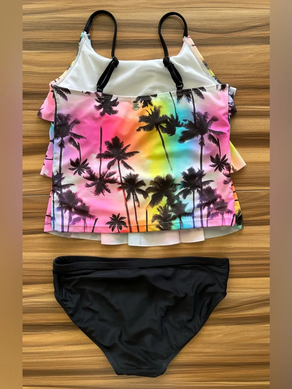 Walmart Justice Girls Tankini Swimsuit 6 Piece Bundle Size M(10)